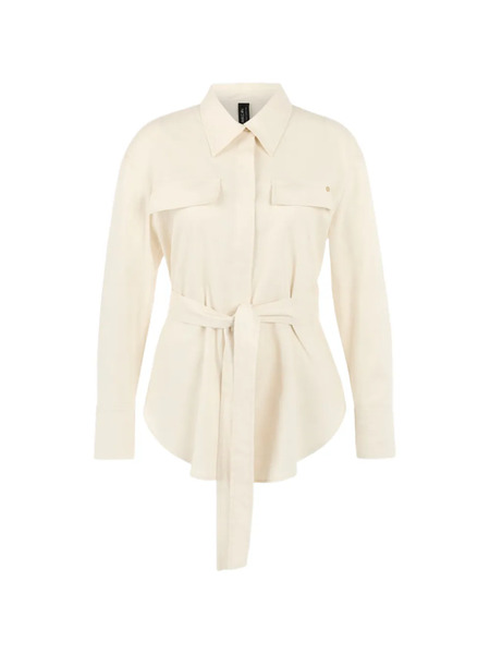  Marccain Belted Blouse - Neutrals 