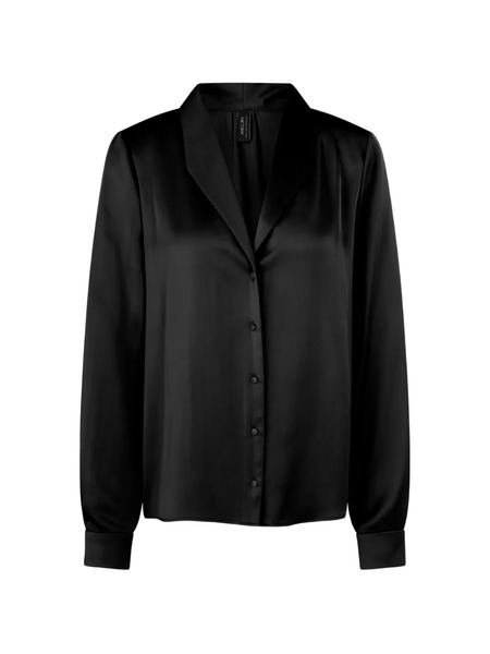  Marccain Buttoned Collar Blouse - Black 