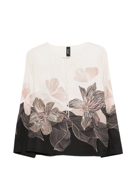  Marccain Floral Blouse - Neutrals 