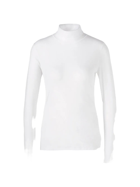  Marccain Roll-neck Long-sleeve Top - White 