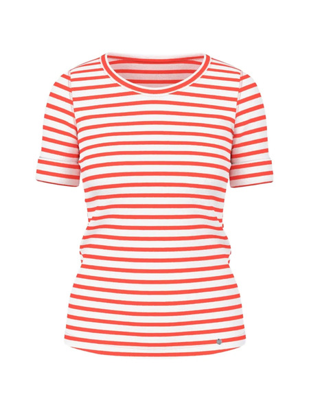 Marccain Striped T-shirt - Red 