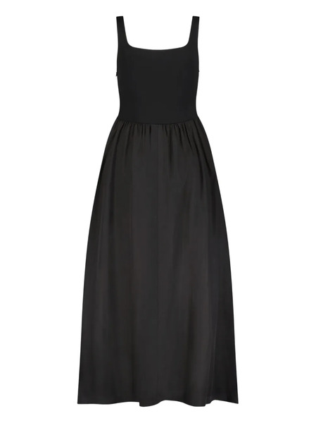  Marcella Clara Square-neck Midi Dress - Black 