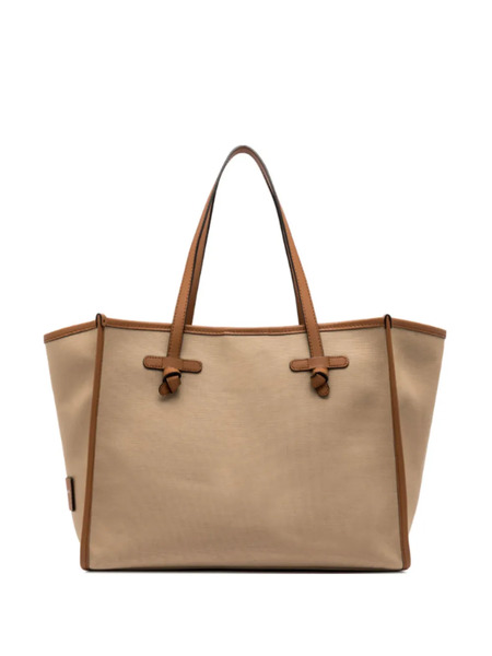  Marcella Club Knot-detail Tote Bag - Neutrals 