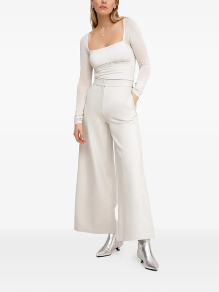  Marcella Lonnie Square-neck Top - Neutrals 