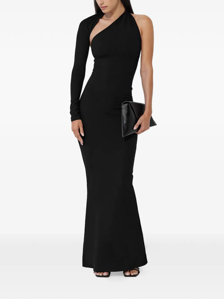  Marcella Manhattan One-shoulder Maxi Dress - Black 