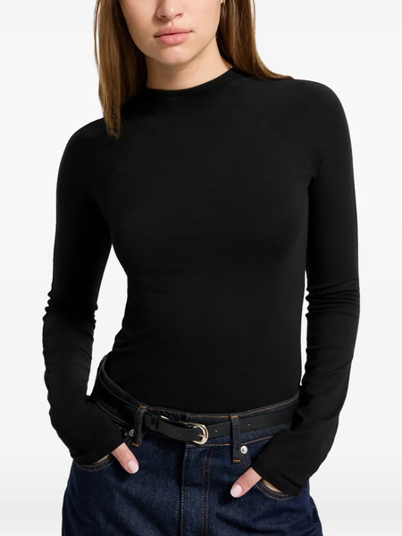  Marcella Minetta Mock-neck Top - Black 