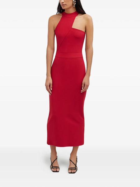  Marcella Sonata Cut-out Midi Dress - Red 