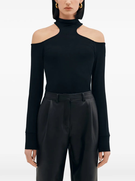  Marcella Teagan Turtleneck Top - Black 