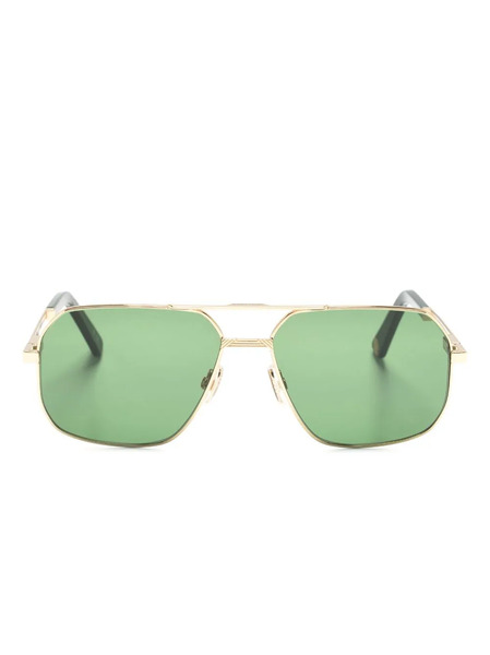  March La.b Double-bridge Pilot-frame Sunglasses - Gold 