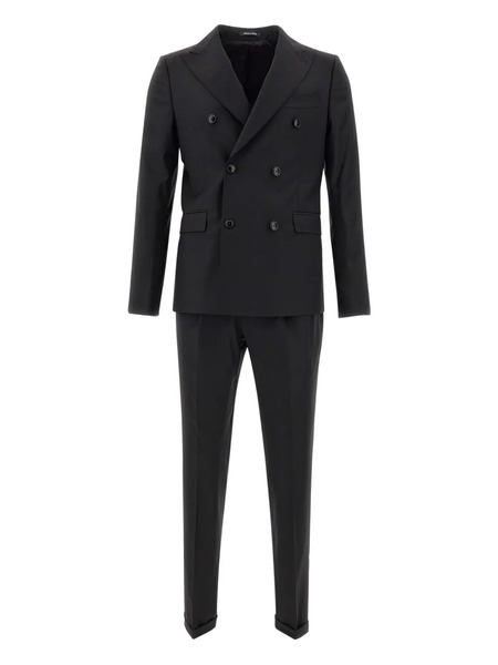  Marchesani Double-breasted Suit - Black 