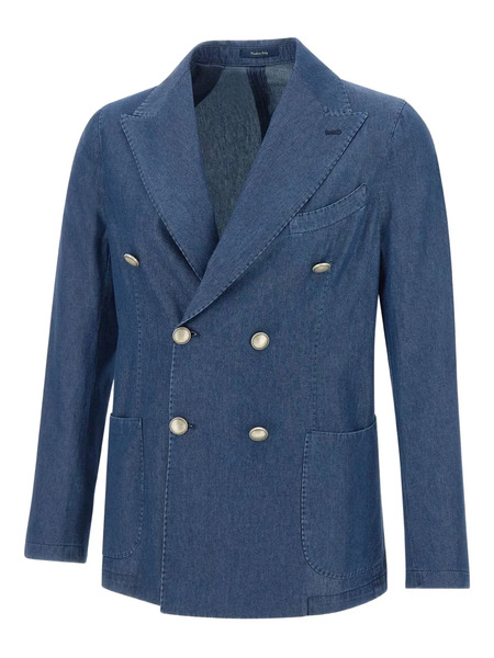  Marchesani Peaked -lapels Double-breasted Blazer - Blue 