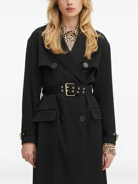  Marciano By Guess Belted Button Coat - Black 