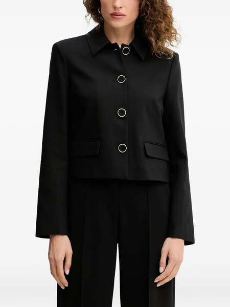  Marciano By Guess Button Collared Jacket - Black 