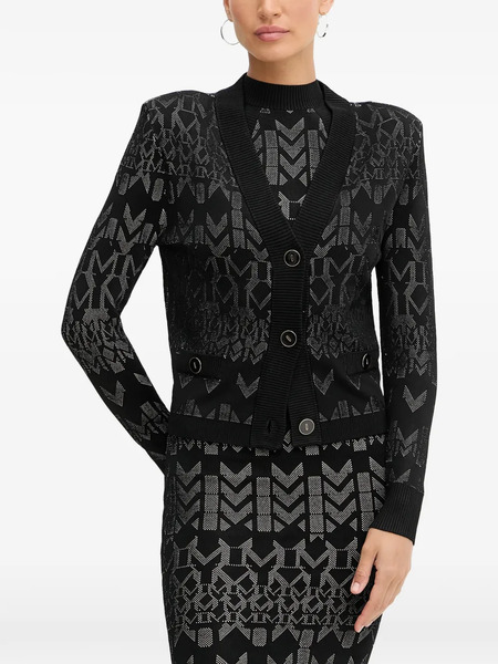  Marciano By Guess Button Patterned Cardigan - Black 