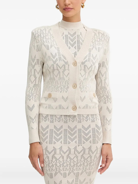  Marciano By Guess Button Patterned Cardigan - Neutrals 