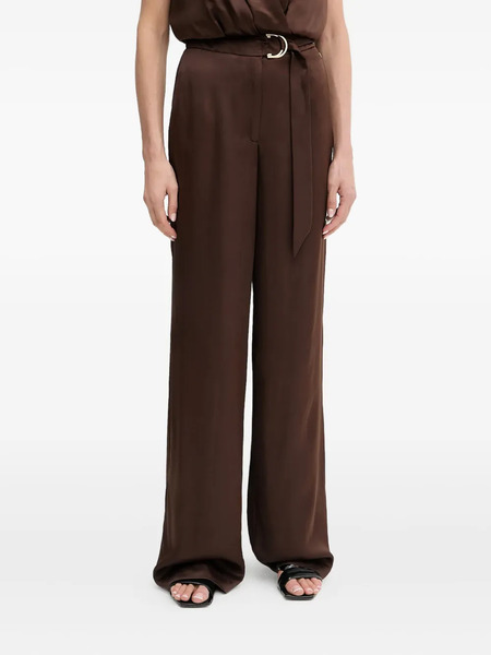  Marciano By Guess Iva Logo-plaque Trousers - Brown 