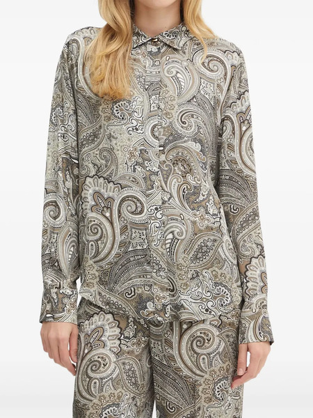  Marciano By Guess Paisley-print Buttoned Shirt - Neutrals 