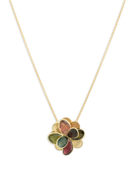  Marco Bicego Tourmaline Flower Necklace - Gold 
