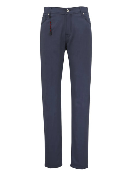  Marco Pescarolo Belt-loop Five-pocket Trousers - Blue 