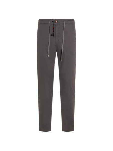  Marco Pescarolo Drawstrings Zip Trousers - Grey 