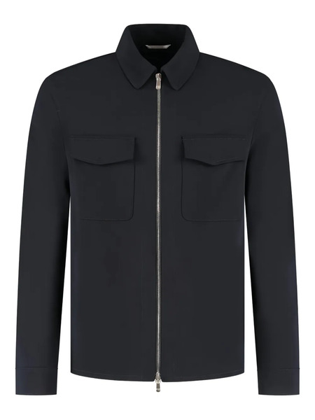  Marco Pescarolo Zip-up Overshirt - Blue 