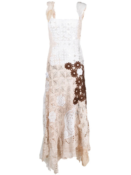  Marco Rambaldi Crochet Midi Dress - White 
