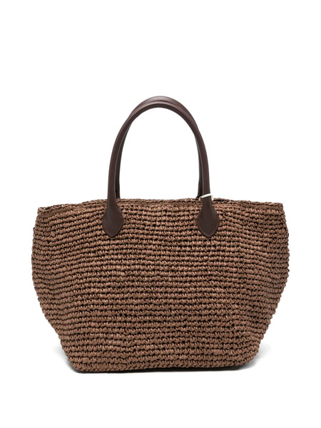  Marella Balia Woven Top-handle Shoulder Bag - Brown 