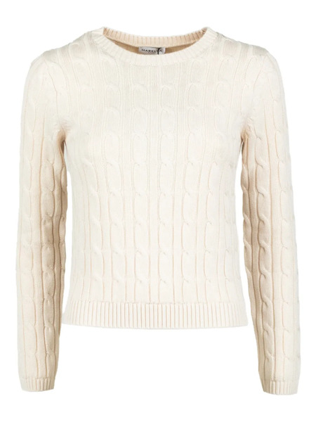  Marella Cable-knit Sweater - Neutrals 