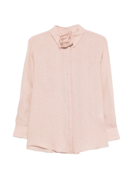 Marella Editore Floral-embellishment Shirt Set (set Of Two) - Pink 