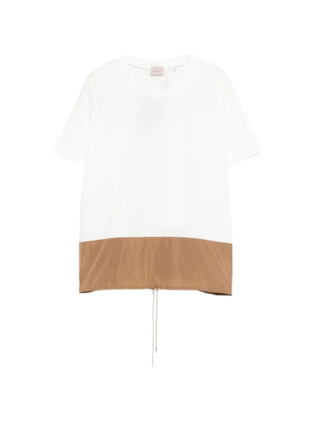  Marella Emme Contrasting-trim T-shirt - Neutrals 