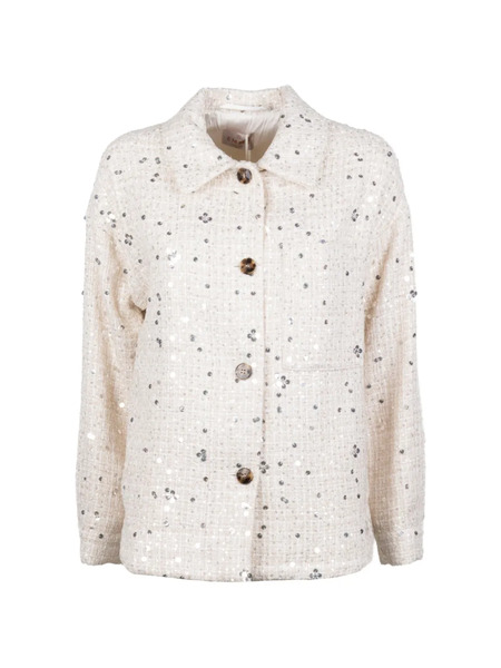 Marella Emme Sequin-embellished Jacket - White 