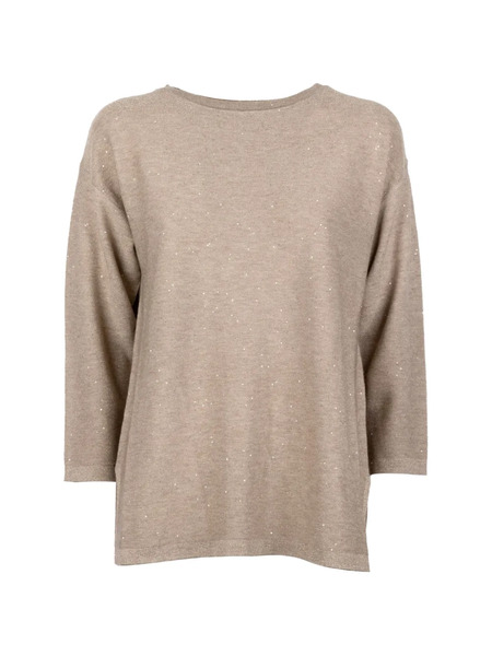  Marella Emme Three-quarter-sleeves T-shirt - Neutrals 