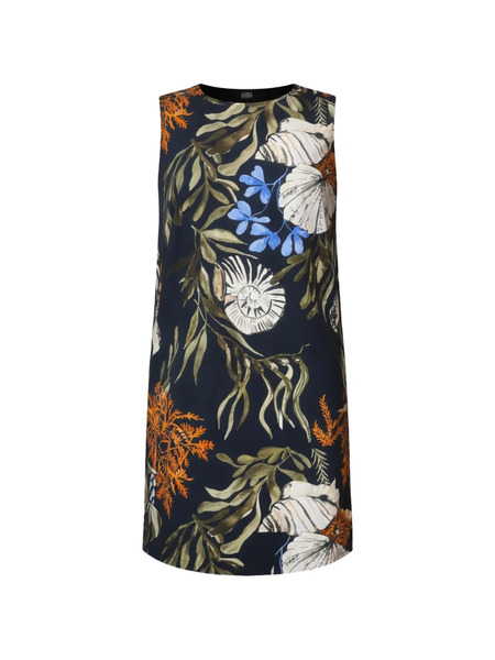  Marella Floral-pattern Mini Dress - Blue 