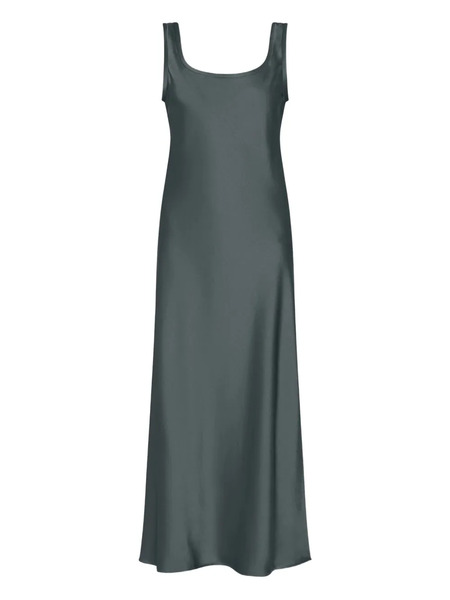  Marella Larva Scoop-neck Maxi Dress - Grey 