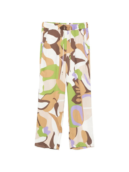  Marella Patterned Trousers - Neutrals 