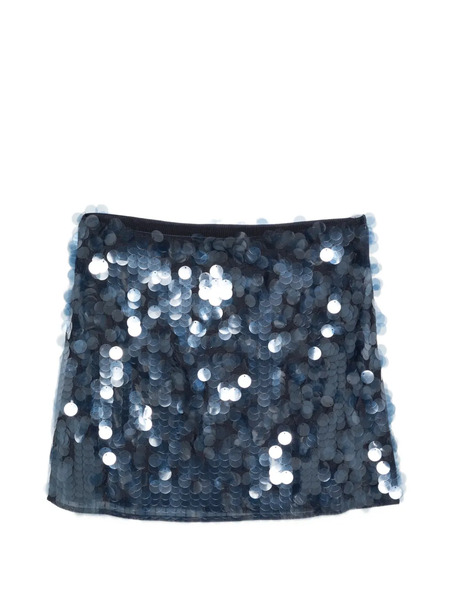  Marella Pepli Sequin Mini Skirt - Blue 