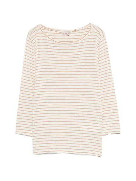  Marella Striped Long-sleeve T-shirt - Neutrals 