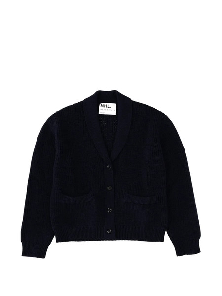  Margaret Howell Seamless Bed Cardigan - Blue 