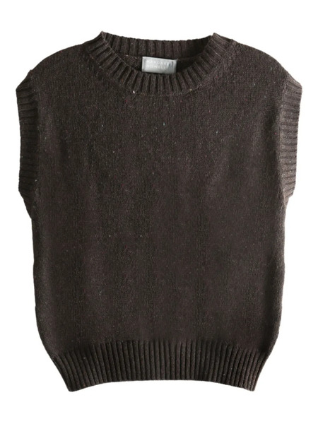  Margaret Howell Speckled Sleeveless Sweater - Brown 