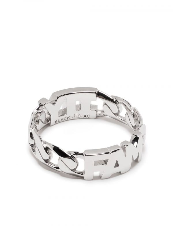  Maria Black Family Silver Ring 