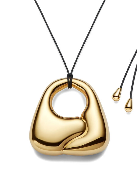  Maria Black Large Weekender Necklace - Gold 