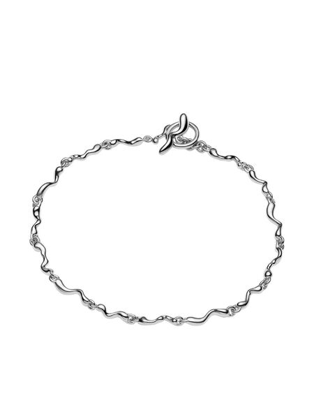  Maria Black Ramen Bracelet - Silver 