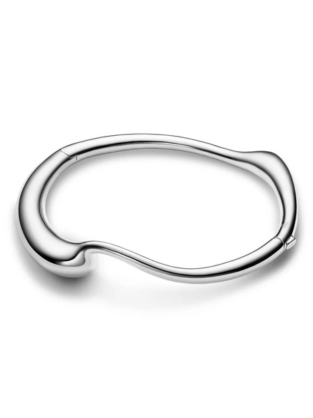  Maria Black Splash Choker - Silver 