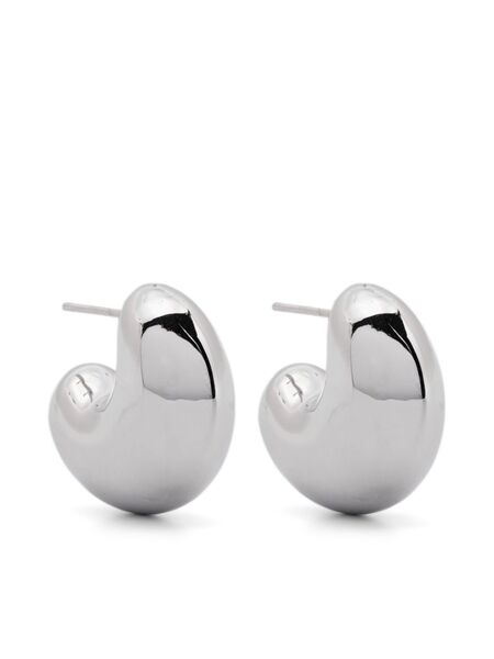  Maria Black Tryvann Dome Earrings - Silver 