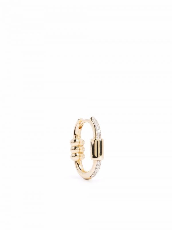  Maria Black Vertigo 12 Diamond Earring - Gold 