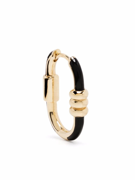  Maria Black Vertigo Reversible Ceramic Earring - Gold 