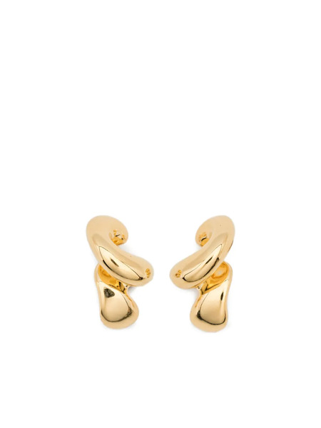  Maria Black Whirl Earrings - Gold 