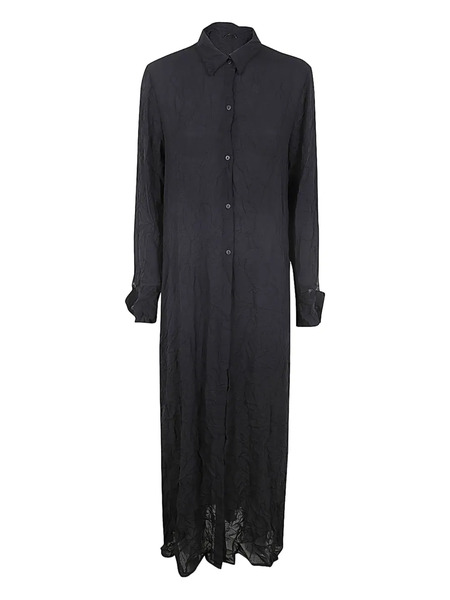  Maria Calderara Buttoned Shirt Dress - Black 