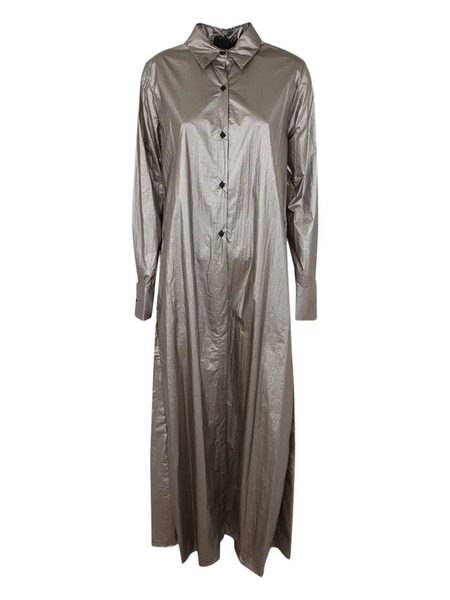  Maria Calderara Buttoned Shirt Dress - Grey 
