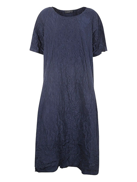  Maria Calderara Creased Dress - Blue 